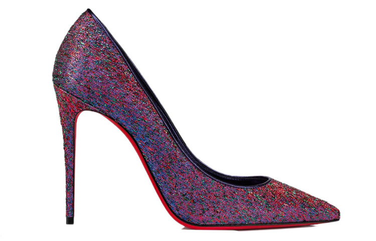 (W) Christian Louboutin CL Platine Pointy Toe Stiletto 'Purple' 圖 2