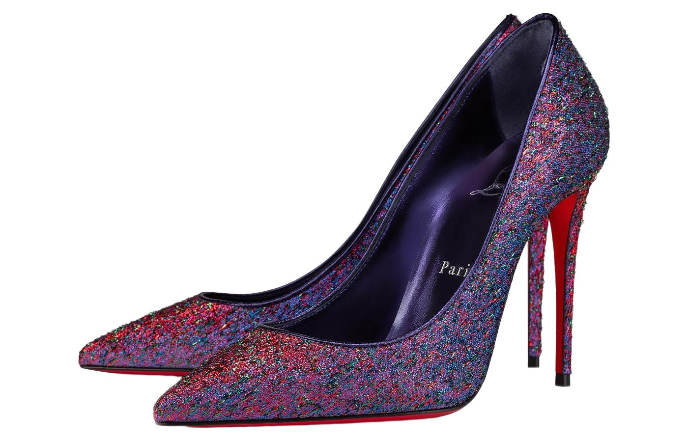 (W) Christian Louboutin CL Platine Pointy Toe Stiletto 'Purple' 圖 3