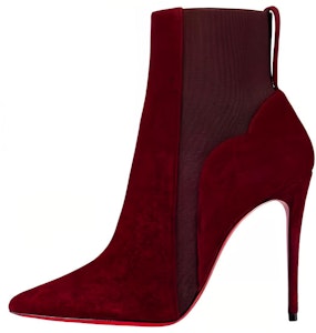 (W) クリスチャンルブタン プラチナ スエード レッド ブーツ 1230404RD7P Buy (W) クリスチャンルブタン プラチナ スエード レッド ブーツ 1230404RD7P