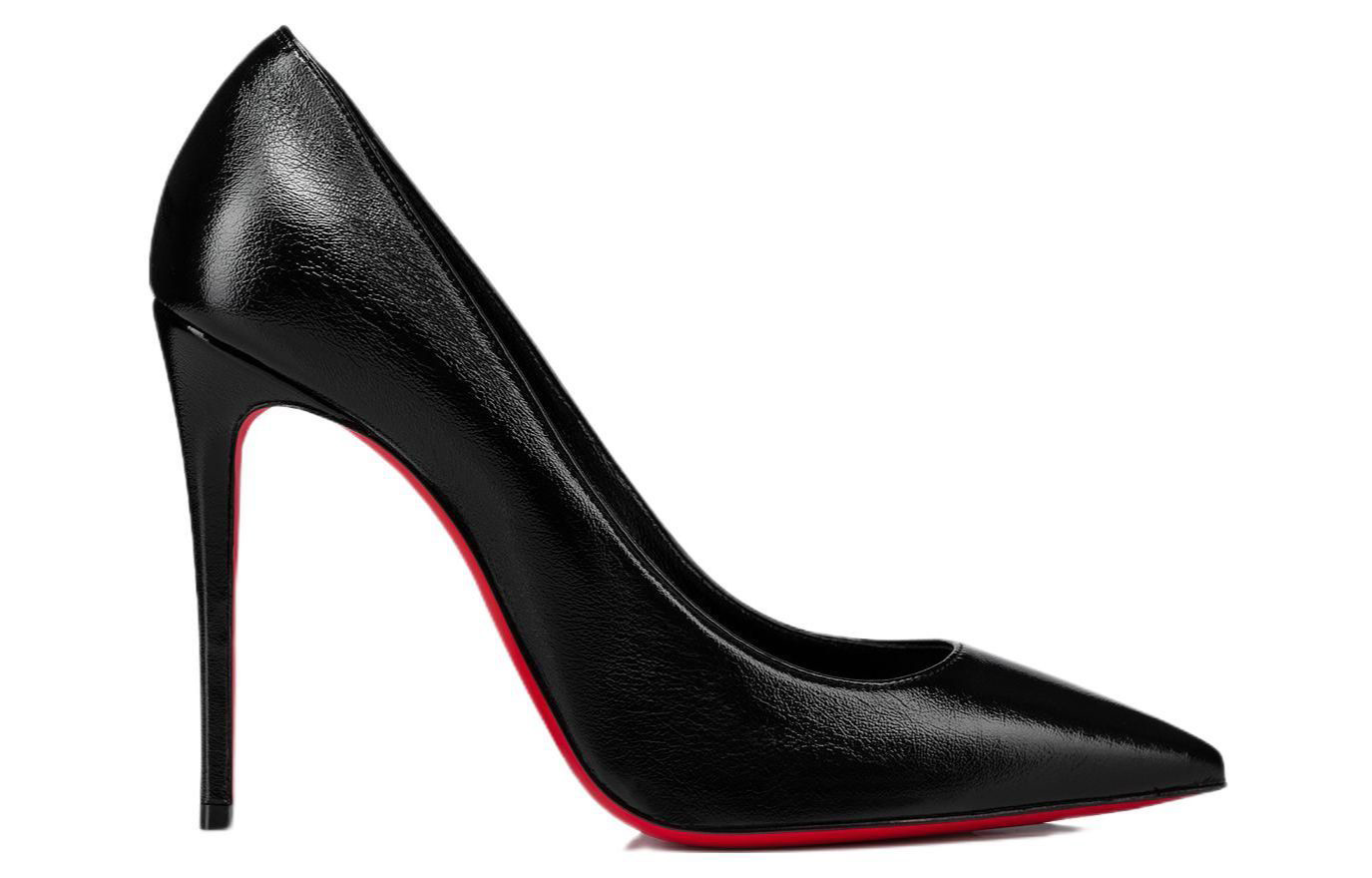 (W) Christian Louboutin CL Pointed Toe Slip-On Stiletto 'Black' 圖 2
