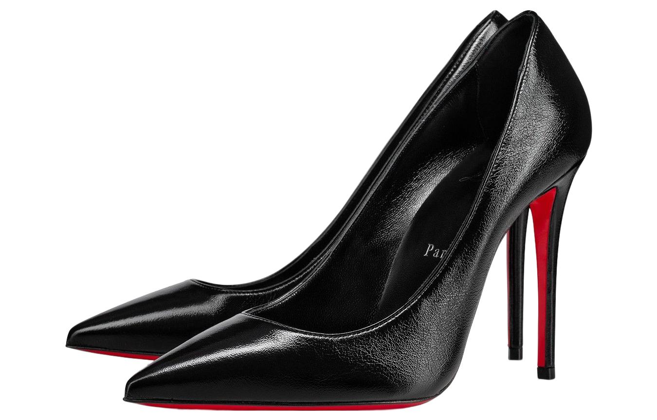 (W) Christian Louboutin CL Pointed Toe Slip-On Stiletto 'Black' 圖 3