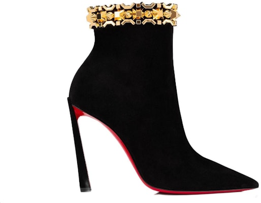 (W) Christian Louboutin CL But Ankle Stiletto Hujung Runcing 'Black Velvet' 1230400CM6S Order (W) Christian Louboutin CL But Ankle Stiletto Hujung Runcing 'Black Velvet' 1230400CM6S
