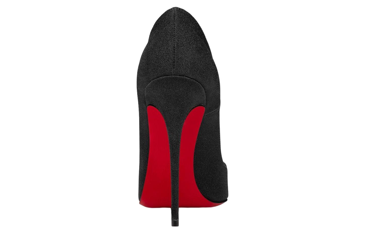(W) Christian Louboutin CL Pointed Toe Stiletto 'Black Leather' 圖 4