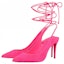 Lookbook (W) Christian Louboutin CL Toe Runcing Suede Lace-Up Stiletto 'Merah Jambu' 3220848P732