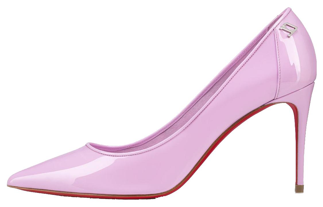 (Women) Christian Louboutin CL Sporty Kate 'Purple Patent Pointed Toe Stiletto' 1221056P841