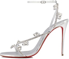 (Women) Christian Louboutin CL Stiletto Buckle Ankle-Strap Sandal 'Silver' 3220344S211 (Women) Christian Louboutin CL Stiletto Buckle Ankle-Strap Sandal 'Silver' 3220344S211