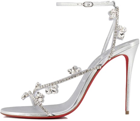 (Women) Christian Louboutin CL Stiletto Buckle Ankle-Strap Sandal 'Silver' 3220344S211 Buy (Women) Christian Louboutin CL Stiletto Buckle Ankle-Strap Sandal 'Silver' 3220344S211