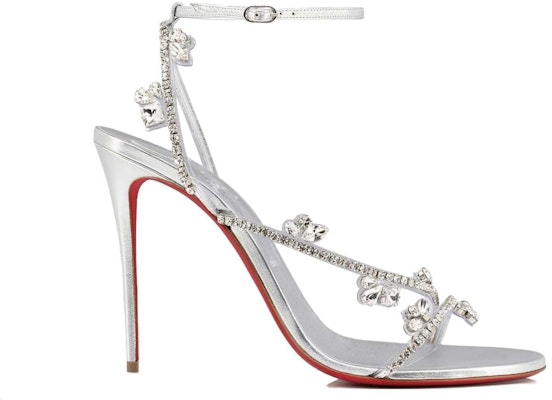 (Women) Christian Louboutin CL Stiletto Buckle Ankle-Strap Sandal 'Silver' 3220344S211 Order (Women) Christian Louboutin CL Stiletto Buckle Ankle-Strap Sandal 'Silver' 3220344S211