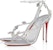 (W) Christian Louboutin CL Stiletto Sandal Bertali Buku 'Perak' 3220344S211