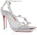 (W) Christian Louboutin CL Stiletto Sandal Bertali Buku 'Perak' 3220344S211