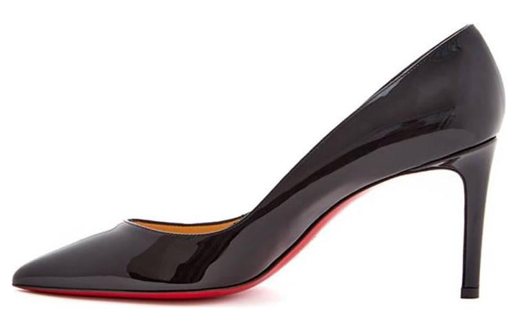(Women) Christian Louboutin CL Stiletto Heels 'Black Patent Katie' 23GIU339346