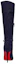 Shop (W) Stivale Alto a Punta in Velluto Christian Louboutin CL ''Blu'' 3220836U008