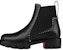 (W) Christian Louboutin CL x Calfskin Studded Ankle Chelsea Boot 'Hitam' 3221092BK01