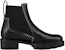 (W) Christian Louboutin CL x Calfskin Studded Ankle Chelsea Boot 'Hitam' 3221092BK01