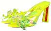 Lookbook (Women) Christian Louboutin CL x Louboutin Comfort Easy-Match Slide Sandals 'Fluorescent Yellow' 1230902Y324