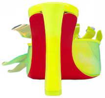 Shop (Women) Christian Louboutin CL x Louboutin Comfort Easy-Match Slide Sandals 'Fluorescent Yellow' 1230902Y324