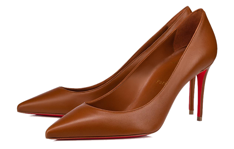 (W) Christian Louboutin CL Louboutin Leather High Heels 'Nude Stiletto' 圖 3