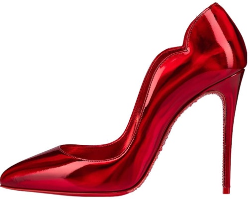 (Women) Christian Louboutin CL x Louboutin Patent Leather Pointed Toe Stiletto 'Red' 1231042R492 Buy (Women) Christian Louboutin CL x Louboutin Patent Leather Pointed Toe Stiletto 'Red' 1231042R492