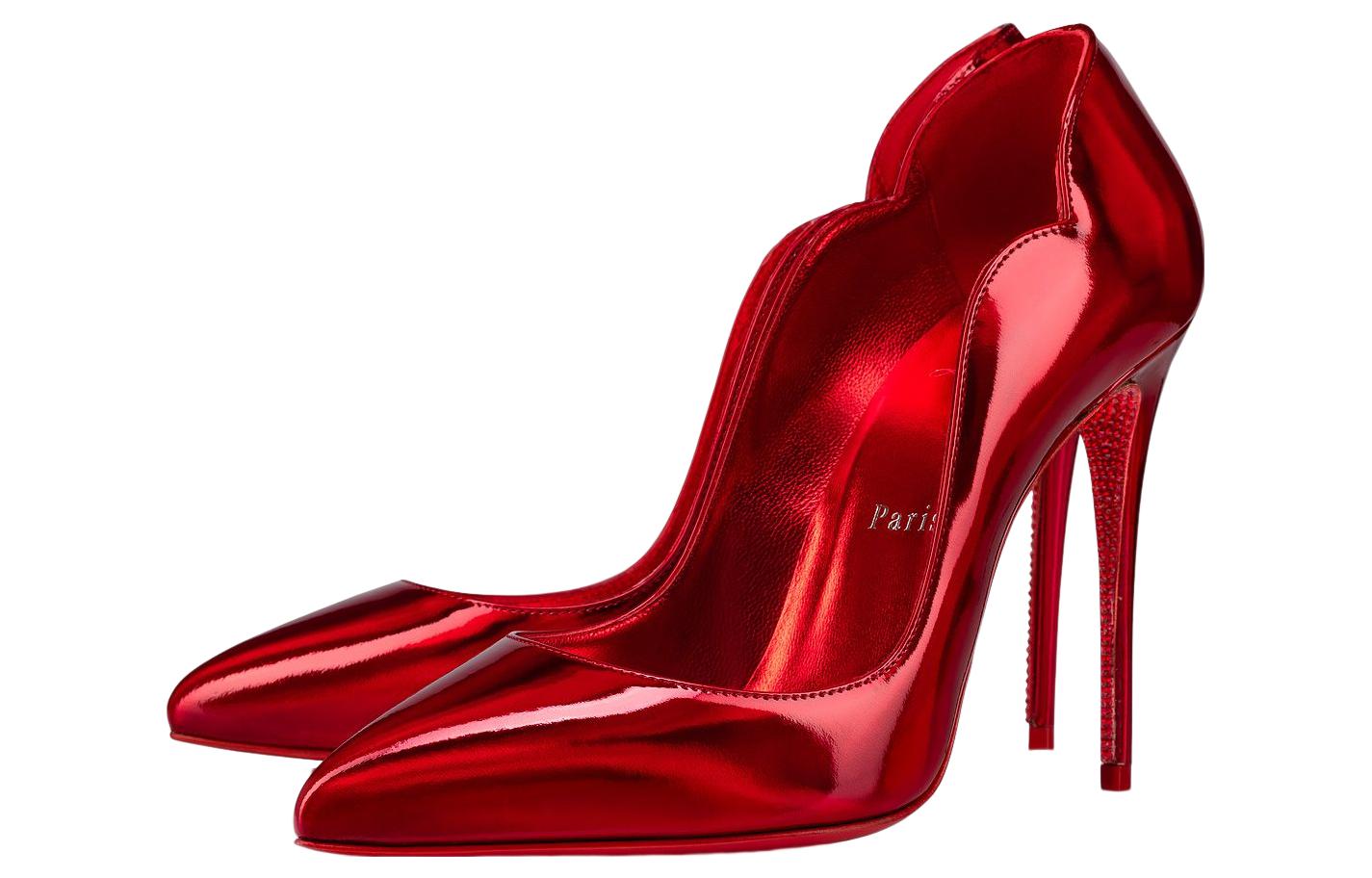 Lookbook (W) 克里斯提·鲁布托 CL x 鲁布托漆皮尖头高跟鞋 '红色' 1231042R492