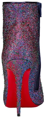 CL 路鉑廷 綢緞 尖頭 短靴 10cm 女款 紫色 Shop CL 路鉑廷 綢緞 尖頭 短靴 10cm 女款 紫色