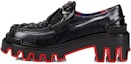 Buy (W) Christian Louboutin CL x Platini Kasut Loafers Slip-On Kulit Hitam Berplatform 32309595569