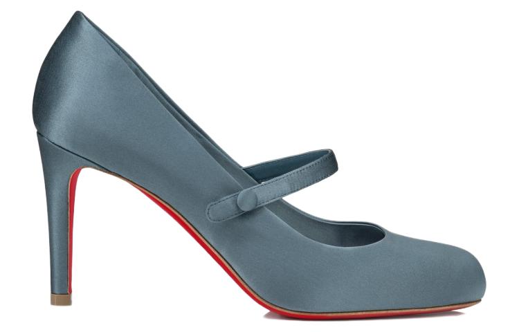 (W) Christian Louboutin CL Platinum Fashion CMFT High Heels 8.5cm 'Blue Stiletto' 圖 2