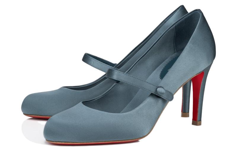 (W) Christian Louboutin CL Platinum Fashion CMFT High Heels 8.5cm 'Blue Stiletto' 圖 3