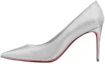Buy (W) Christian Louboutin CL x Platinum Kate 'Tacón de Aguja Plateado Punta Fina' 1221323S211
