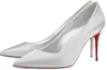 Lookbook (W) Christian Louboutin CL x Platinum Kate 'Tacón de Aguja Plateado Punta Fina' 1221323S211