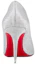 Shop (W) Christian Louboutin CL x Platinum Kate 'Tacón de Aguja Plateado Punta Fina' 1221323S211