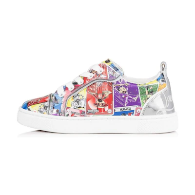 (W) Christian Louboutin CL Reebok Classic Leather 'Yellow Purple Print'
