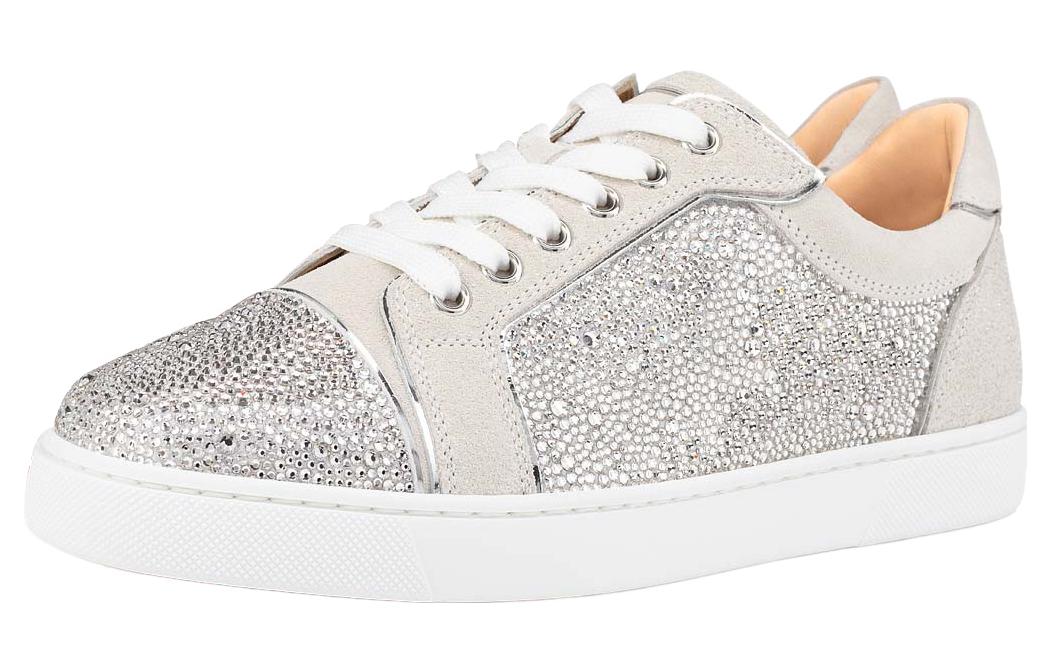 (W) Christian Louboutin CLAE Gregory SP 'Silver Leather'