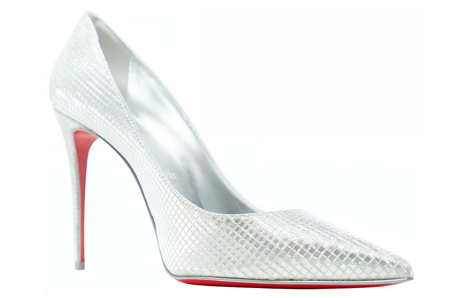 (W) Christian Louboutin Classic High Heel 'Silver' 圖 2