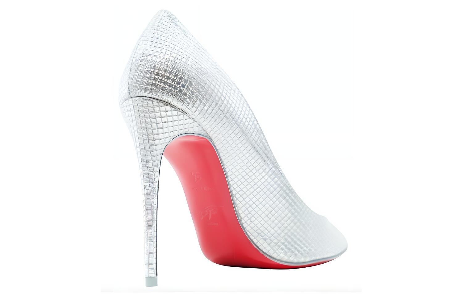 (W) Christian Louboutin Classic High Heel 'Silver' 圖 3