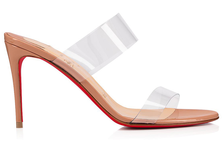 (W) Christian Louboutin Classic Patent High-Heeled Sandals 'Nude' 圖 2