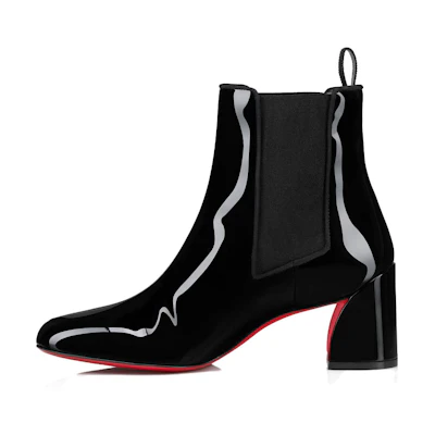 (W) Christian Louboutin CLUB PLATINUM Chelsea Boot 'CMFT Fashion Black'