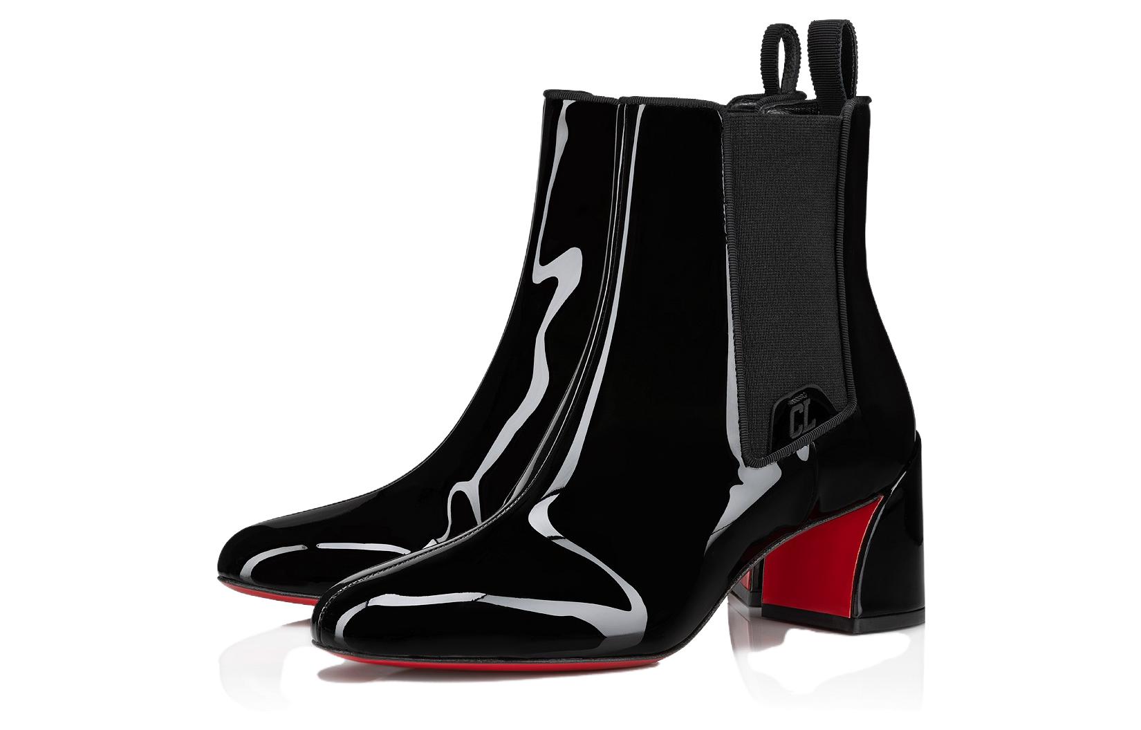 Lookbook (W) Christian Louboutin CLUB PLATINUM Chelsea Boot 'Kenyamanan Mode Hitam' 3230460BK01