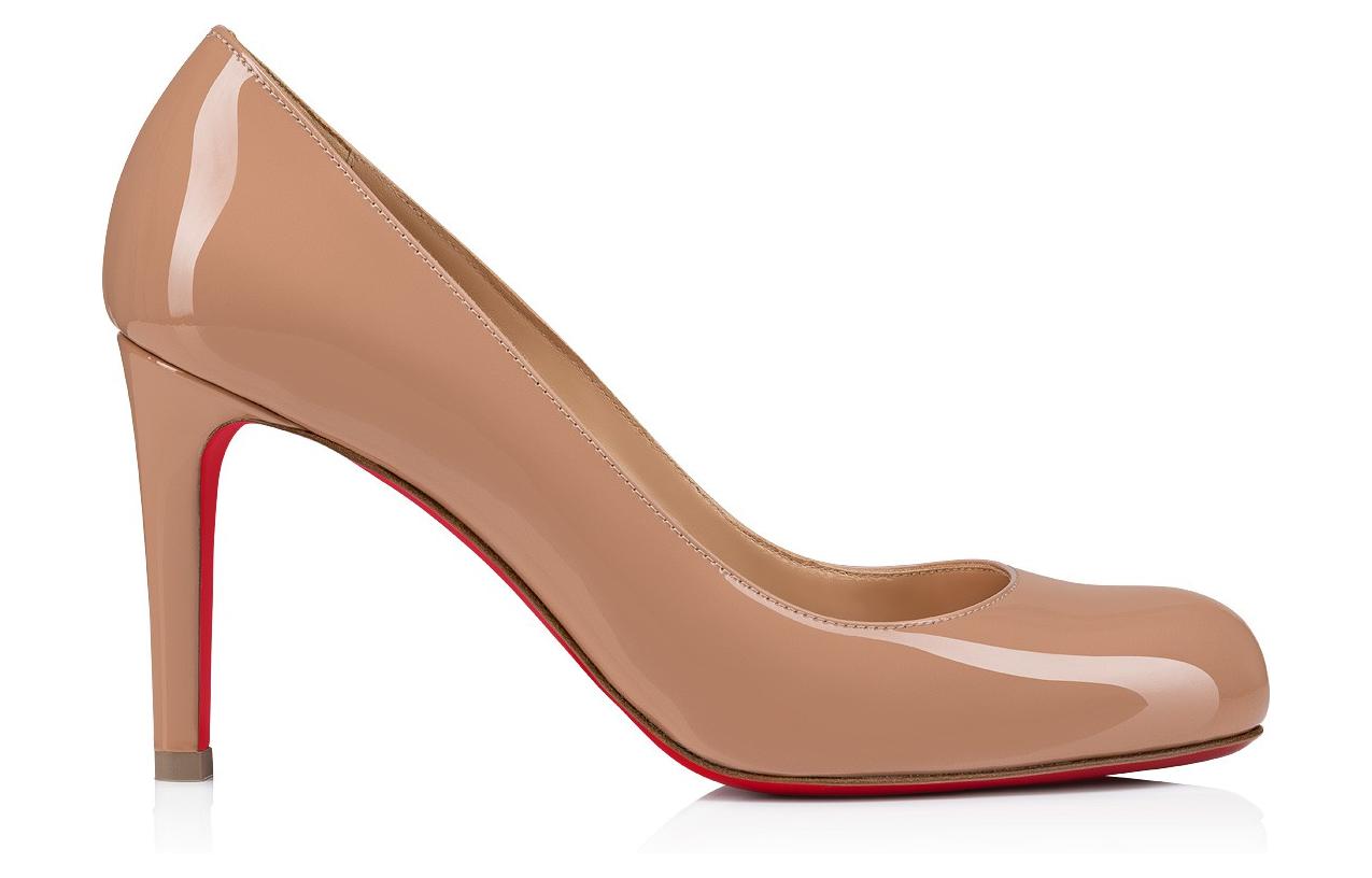 Order (W) Christian Louboutin CLUB Platinum Pumppie 'Nude Patent' 3231074N295