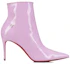Order CL路铂廷 Sporty Kate 皮革 時尚尖頭 短靴 8.5cm 女款 粉色