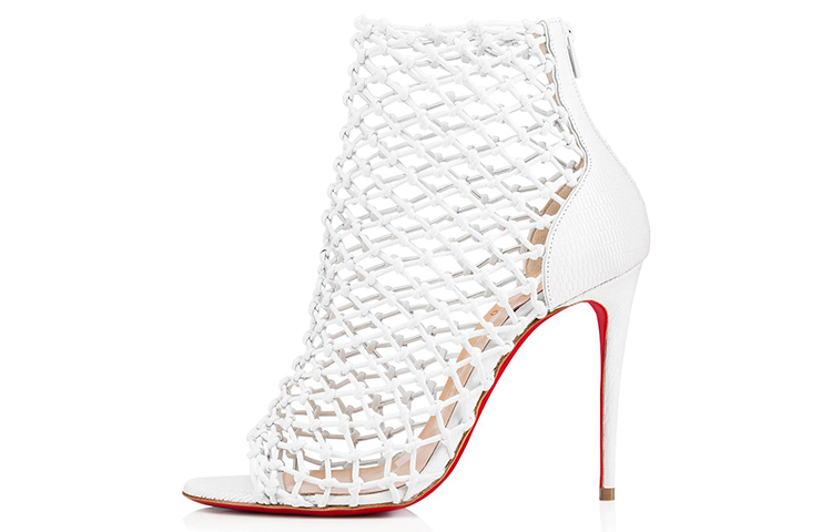 (W) Christian Louboutin Corfou High Heels 'White' 'Elegant Fashion'