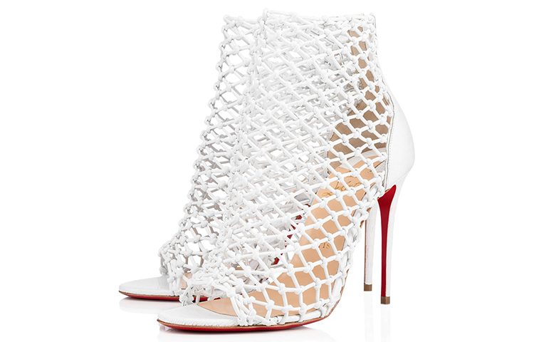 (W) Christian Louboutin Corfou High Heels 'White' 'Elegant Fashion' 圖 3