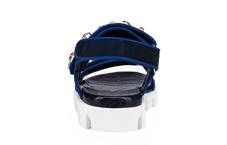 (W) Christian Louboutin Dame Anne Flat 'Dark Blue' 圖 3