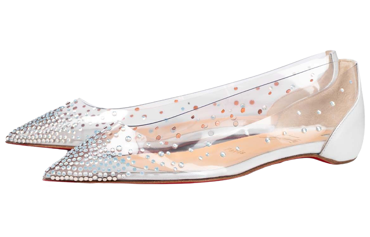 (W) Christian Louboutin Degrastrass 'Ballet Flat White' 圖 3