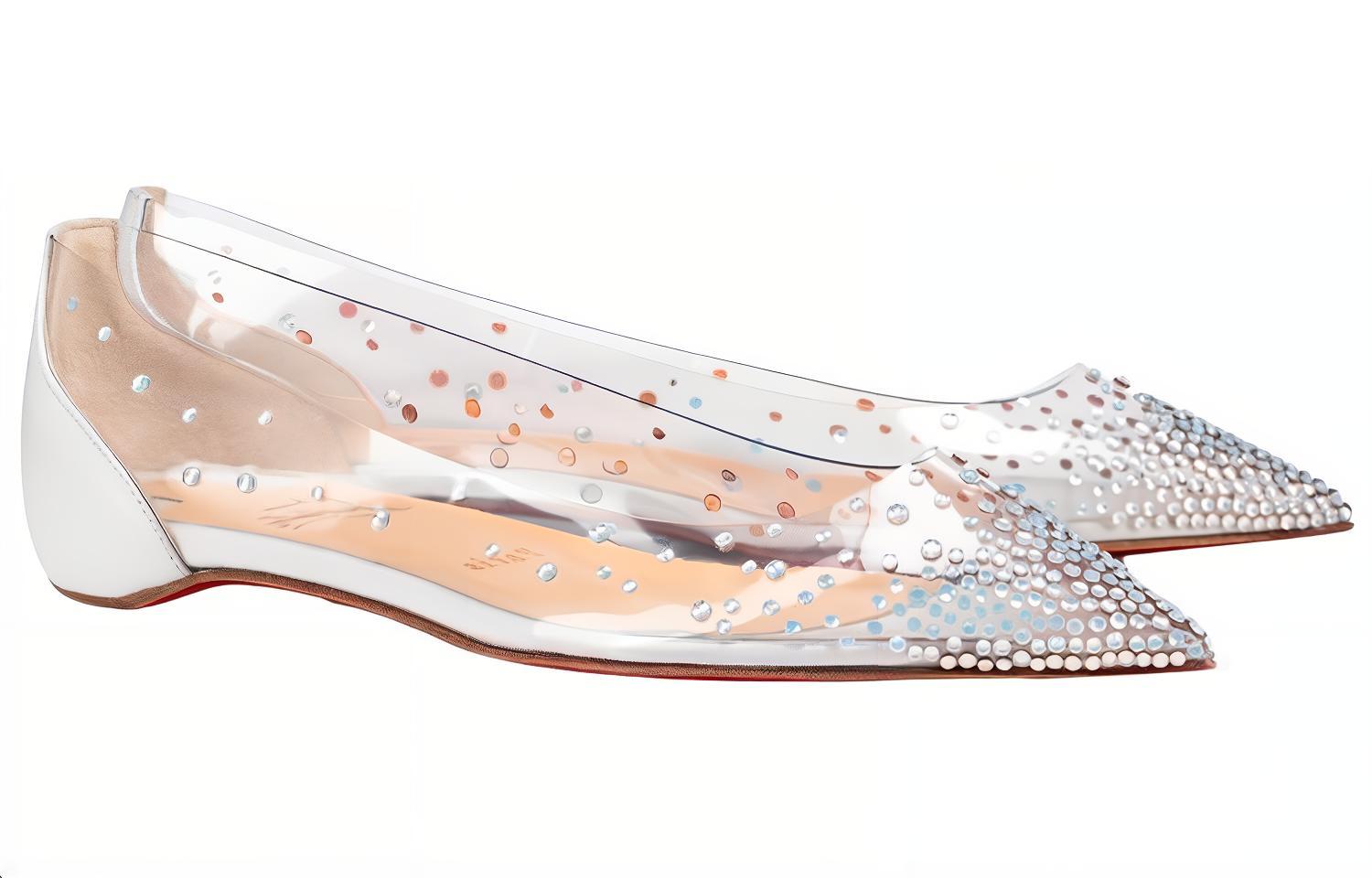 (W) Christian Louboutin Degrastrass 'Ballet Flat White' 圖 4