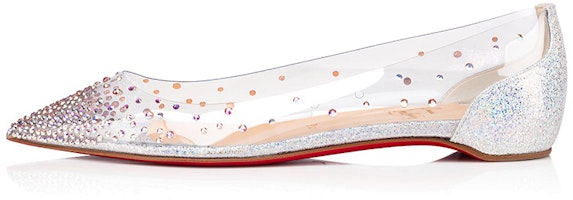 (Women) Christian Louboutin Degrastrass 'Silver' 3200909W220 (Women) Christian Louboutin Degrastrass 'Silver' 3200909W220