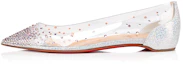 Buy (Women) Christian Louboutin Degrastrass 'Silver' 3200909W220
