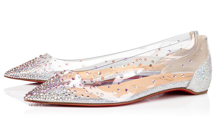Lookbook (Women) Christian Louboutin Degrastrass 'Silver' 3200909W220