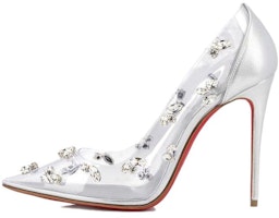 (Women) Christian Louboutin Degrastrass 'Silver Stiletto' 3230291S211 (Women) Christian Louboutin Degrastrass 'Silver Stiletto' 3230291S211