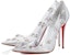 (W) Christian Louboutin Degrastrass 'Kasut Tumit Tinggi Perak' 3230291S211