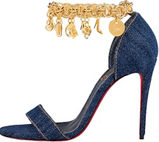(Women) Christian Louboutin Denim Sandal 'Blue' 1220788T080 (Women) Christian Louboutin Denim Sandal 'Blue' 1220788T080